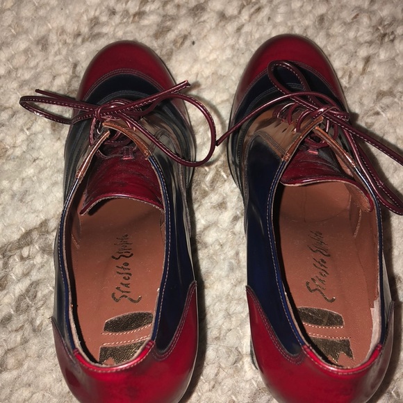 Vintage Ernesto Esposito oxford heels - Picture 2 of 6